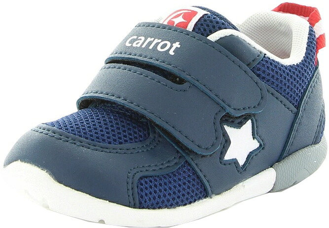 楽天市場 キャロットベビーcr B1 ネイビー ムーンスター ベビースニーカー 12cm 14 5cm ハーフサイズ ショップ球太