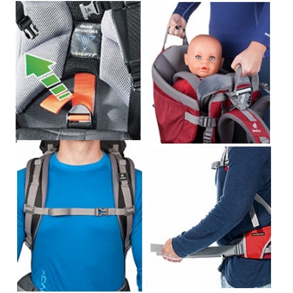 Baby Deuter Kid Comfort Ii Child Carrier Backpacks Carriers