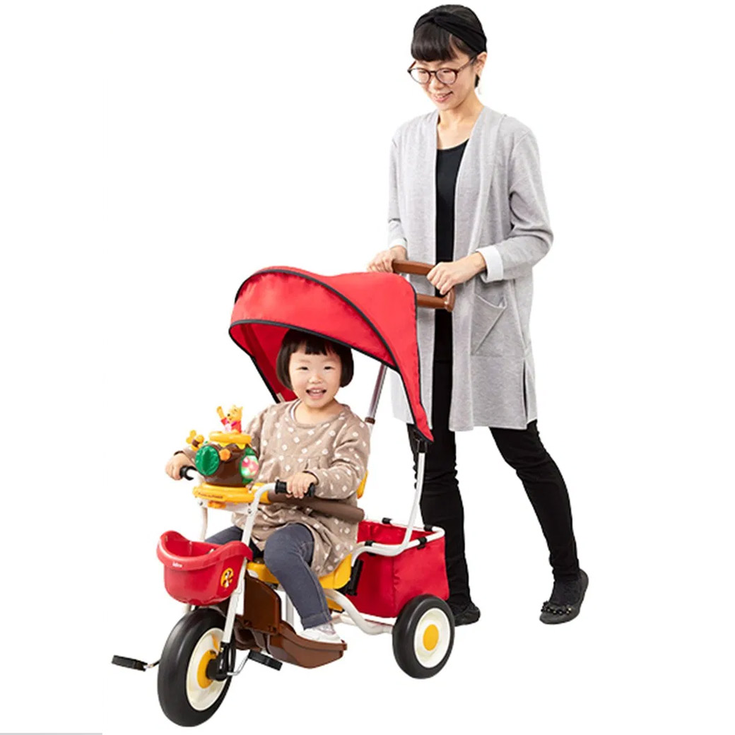 楽天市場 8月1日限定11 Offクーポンあり 三輪車 くまのぷーさん Puu ディズニー 子供 かじとり トライク アイデス Ides 子供用自転車 自転車の九蔵 じてんしゃの九蔵 自転車の九蔵