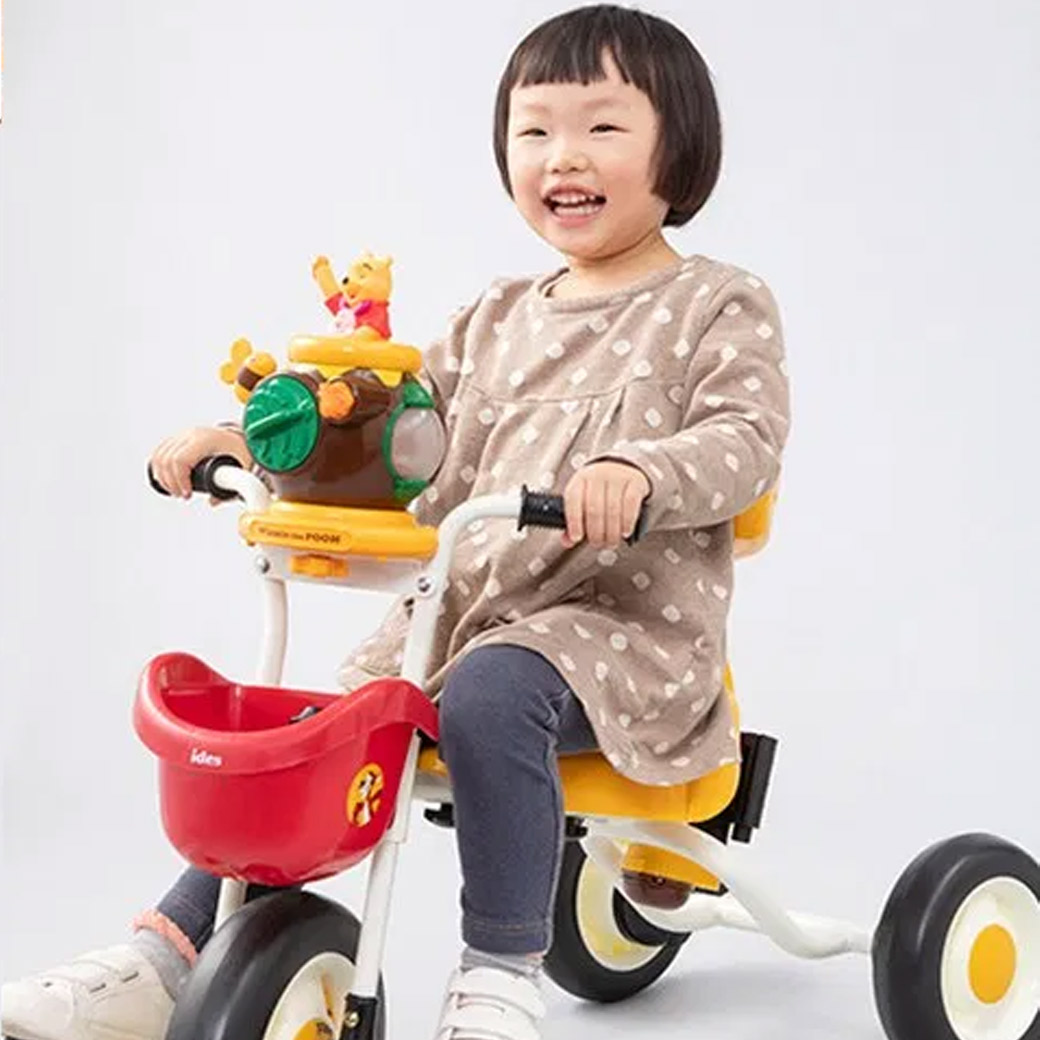楽天市場 8月1日限定11 Offクーポンあり 三輪車 くまのぷーさん Puu ディズニー 子供 かじとり トライク アイデス Ides 子供用自転車 自転車の九蔵 じてんしゃの九蔵 自転車の九蔵