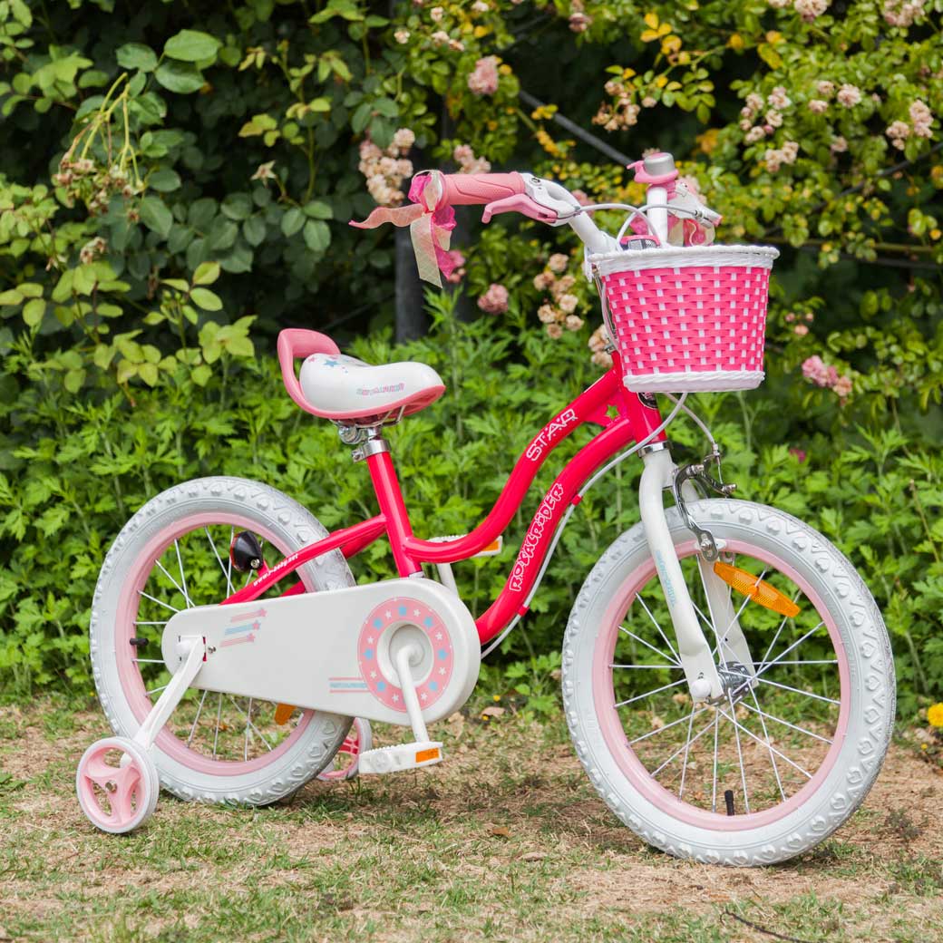 【楽天市場】子供用自転車 16インチ 補助輪 付き 自転車 本体 ROYALBABY ロイヤルベビー RB-WE STAR GIRL キュート