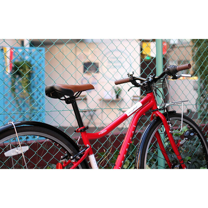 クロスバイク 700c 自転車 Topone オートライト 6段変速 本体 Classical フェンダー フロントキャリア Shimano