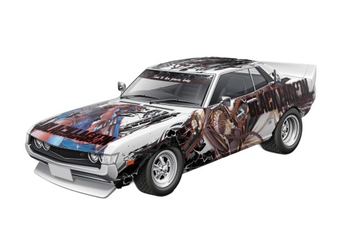 青島文化教材社(AOSHIMA) ザ☆チューンドカー No.IT-01 BLACK LAGOON TA22 セリカ 1600GT ‘72(トヨタ) 1/24スケール プラモデル画像