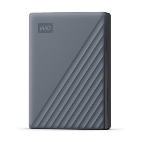 ウエスタンデジタル(Western Digital) WD ポータブルHDD 4TB USB3.0 グレー My Passport USB-C USB-C&USB-A両対応 暗号化 パスワード保護 外付けハードディスク / メーカー3年保証 WDBRMD0040BGY-WESN 国内