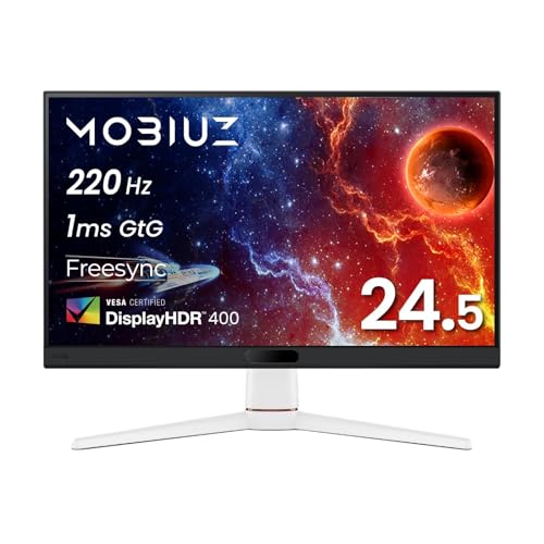ベンキュージャパン BenQ MOBIUZ EX251 ゲーミングモニター(24.5in/Full 固定ディスク/220サイクル/1ms/HDR 400/金棒引き(2.5W×2)積み上げる/FreeSync/明快さ自動小銃自然調整(B.I.+ Gen2)積み上げる)