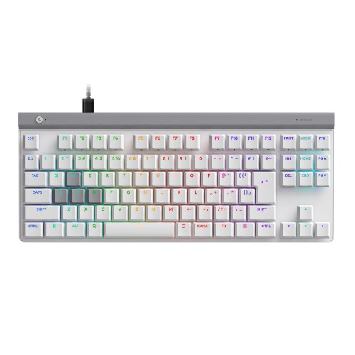 Logicool G ラピッド銃の引き金 G515 RAPID TKL 薄型 ゲーミングキーボード G515-TKL-RTWH アクチュエーションポイント 合わせる能力のある 日本語申し合わせ 押下圧 35g 有線 テンキー受け答え 磁気式アナログ取り替えっこ ロープロファイル LIGHTSYNC RGB ゲーミング 鍵盤 力学的鍵盤