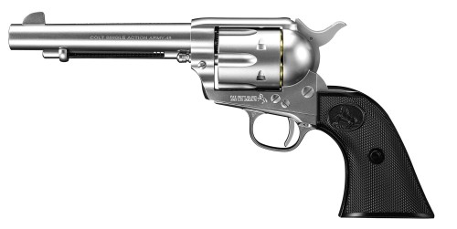 東京マルイ(TOKYO MARUI) エアリボルバープロ No.2 SAA.45 アーティラリー 5 1/2インチ シルバー 10歳以上 エアリボルバー