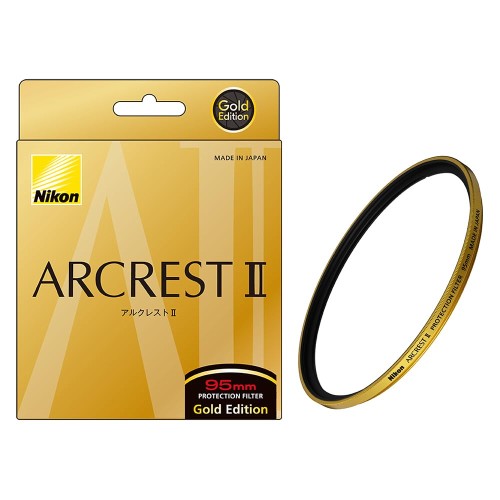 Nikon ARCREST II PROTECTION FILTER GOLD EDITION 95粍 アルクレスト2 取り替えっこ水晶体用 保護すること水漉し 帯電押しとどめる厚地の外套付 ゴールド～版 ARIIGL-PF95