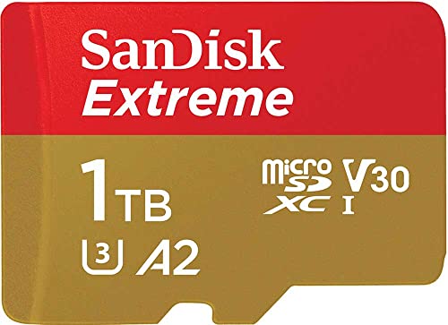 サンディスク   SanDisk microSD 1結核症 UHS-I U3 V30 書込最大限度130MB/s Full 固定ディスク  4KExtreme SDSQXAV-1T00-GH3MA 新包み ソリッドステート運転