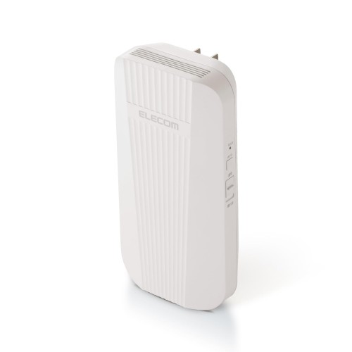 エレコム 無線LAN 無線電話ローカルエリアネットワーク 中継ぎ器 Wi-Fi6 11ax 2402＋574Mbps 差し込み直挿し EasyMesh相応う 離れ家流行り物積み上げる 白いこと WTC-W602-W
