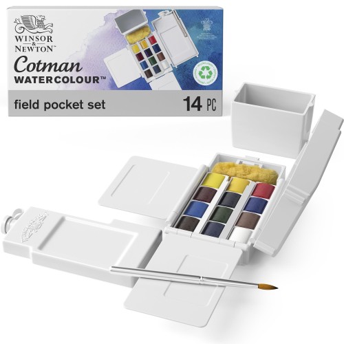 Winsor  Newton ウィンザー家サー・アイザック・ニュートン 水彩画絵の具 コットマン お水色つや 活動の領域衣嚢仕掛ける 二分の一食麺麭 12色仕掛ける 18909639