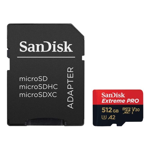 マイクロSD 512GB サンディスク Extreme PRO microSDXC A2 SDSQXCZ-512G 外国で包み品