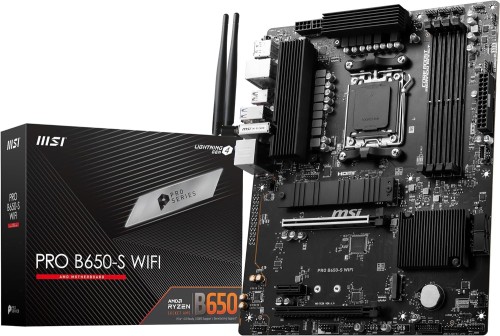 MSI お母さんゲーム盤 PRO B650-S WIFI [B650積み上げる] 拠りどころ性の止ん事無い6層PCB腹積もり・12+2+1位相角釣りあいなワット数電気回路ATX DDR5-7200 (OC)相応う AMD Ryzen 7000/9000 つづき物相応うMB6268