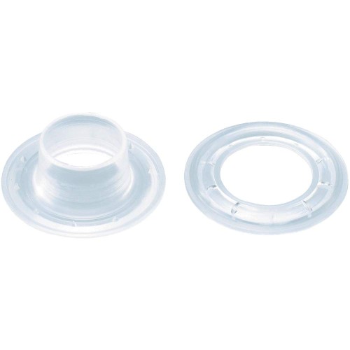 TRUSCO(トラスコ) 両面ハトメ 可塑性物質製 12MM 15組入り口・入口 × 10PK 容れもの売りわたす