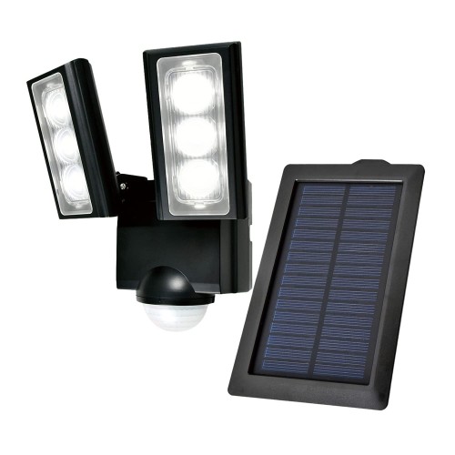 エルパ(ELPA) ソーラー式 検知器ともし火 2灯 (白いことLED/雨合羽操作手順) 露天 検知器ともし火 痛いところ (ESL-312SL)