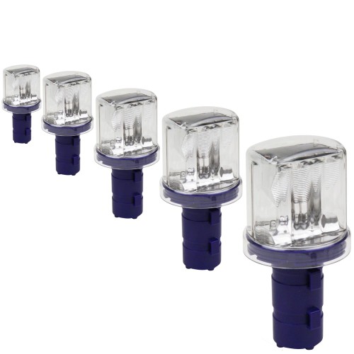 セフティー3 ソーラーLED防獣点火装置 赤/青代わり代わり点滅 2LED×2 SBJL-1 5個書き割り