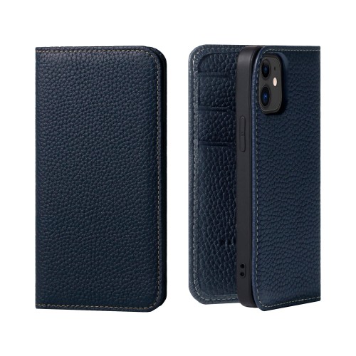 HANATORA for iPhone 12mini 入れもの 万覚え帳型 本革 スマホケース スマホ 照明ランプ 吊りひも保持者 付き添い人 シュリンクカーフレザー 磁石なし ブルーインディゴ PH-12Mini-BlueIndigo 差し上げ物 生まれ落ちる日 お上さん 成人男性 意中の女 おっ母さん お父っつぁん 一般受け商いもの 30代 40代 50代 60代 70代