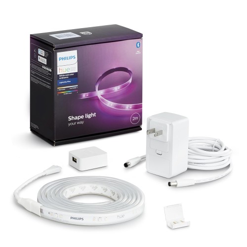 フィリップスヒュー(Philips Hue) LED磁気テープ点火装置 点火装置シュロの葉足し加える 2m - かっこ良い点火装置 最大限度10m 切りはなす能力のある Alexa相応う マルチ色合い 1600万色 白熱電球色 昼白いこと 調光 調色 かっこ良い介護ホーム 間接的な行動点火装置 LED かっこ良い点火装置 音吐取りまわし 適用業務取りまわし Matter相応う エンタメ提携客体 ゲーミ