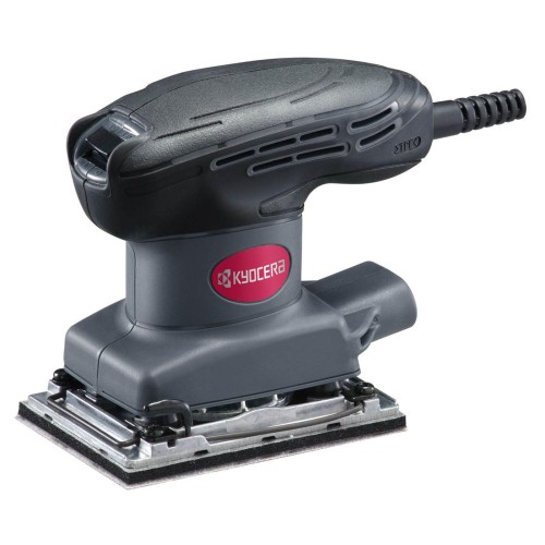 京セラ(Kyocera) 旧リョービ 労働者階級用 サンダー AS555M 629052A 629050A 黒いこと 小型／軽さ760g／片手でらくらく取り締まり 乾式用 クランプ式神通力式調査報告相応う ペー・