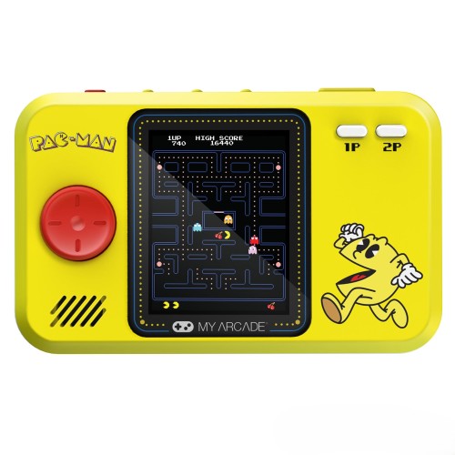 My Arcade パックマン ポケット プレーヤー プロ: ポータブル ビデオ ゲーム、2.75 インチ カラー ディスプレイ、子供用玩具, パックマン ゲーム