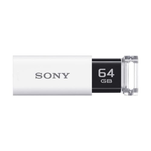 ソニー USBメモリ USB3.1 64GB ホワイト キャップレス USM64GU W []