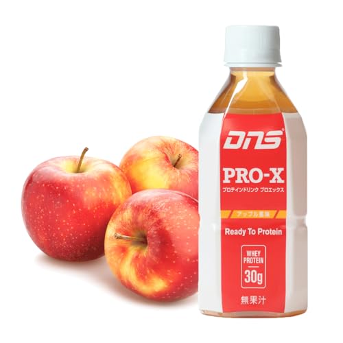 DNS プロエックス アップル風味 350ml×24本 国内製造 WPI 脂質ゼロ 高たんぱく ホエイ プロテイン 30g ドリンク ペットボトル まとめ買い