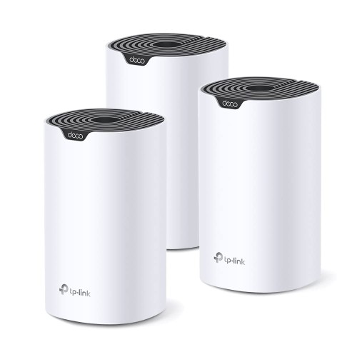 TP-Link メッシュ Wi-Fi 取り合わせ 無線電話ローカルエリアネットワーク AC1900 1300+600Mbps 無線LAN ルータ デュアルダンス楽隊 中継ぎ器 Deco S7/A 3単一のもの 白いこと