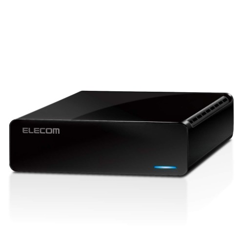 エレコム 外後ばらい固定ディスク 6結核症 USB3.2(Gen1) テレビ受像機録画/マイコン相応う 静音気違い受け答え心積もり ELD-FTV060UBK