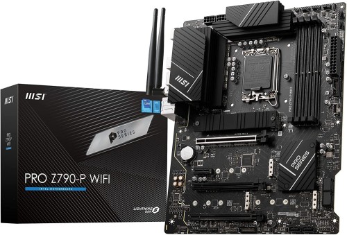 MSI母ちゃんゲーム盤 PRO Z790-P WIFI DDR5 第14/13/12時人中央処理装置(LGA1700)相応う ATX 取りひろげるヒートシンクM.2 Shield Frozr [Intel Z790積み上げる] MB5917