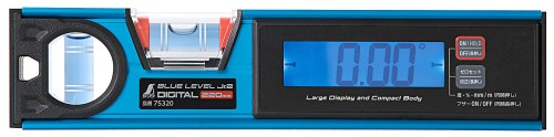 シンワ測定(Shinwa Sokutei) 青碧気泡管水準器 Jr.2 デジタル 220粍 防塵雨合羽 75320