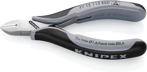 クニペックス KNIPEX ESD委しい用ニッパー 115粍 7712-115ESD