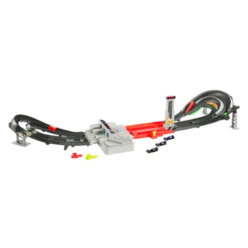 ホットウィール(Hot Wheels) Formula 1・・ グランプリ 電気回路 乗物手あそび F1 プレイセット ミニカー3台付き添い人 5歳から マルチ JDY16