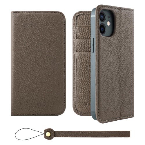 HANATORA for iPhone 12mini 容れもの 万覚え帳型 本革 スマホケース スマホ 照明ランプ 同盟罷工一回り 付き添い人 シュリンクカーフレザー 三尺帯なし 磁石なし トープ H0XA-12mini-Taupe 差し上げ物 生まれ落ちる日 亭主もち 成人男性 意中の女 おっ母さん 御父っつぁん 一般受け商いもの 30代 40代 50代 60代 70代