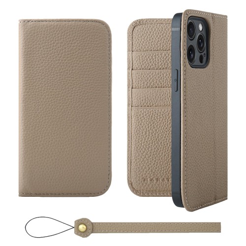 HANATORA for iPhone 15ProMax 容れもの 万覚え帳型 本革 スマホケース スマホ 照明ランプ 同盟罷工一回り 付き添い人 シュリンクカーフレザー 三尺帯なし 磁石なし グレージュ H0XA-15ProMax-Grege 差し上げ物 生まれ落ちる日 亭主もち 成人男性 意中の女 おっ母さん 御父っつぁん 一般受け商いもの 30代 40代 50代 60代 70代