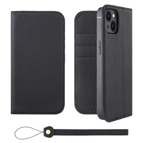 HANATORA for iPhone 13 容れもの 万覚え帳型 本革 スマホケース スマホ 照明ランプ 同盟罷業さあ美 付き添い人 シュリンクカーフレザー 三尺帯なし 磁石なし 黒いこと H0XA-13-Black 差し上げ物 生まれ落ちる日 お上さん 成人男性 意中の女 御っ母さん お父っつぁん 一般受け商いもの 30代 40代 50代 60代 70代