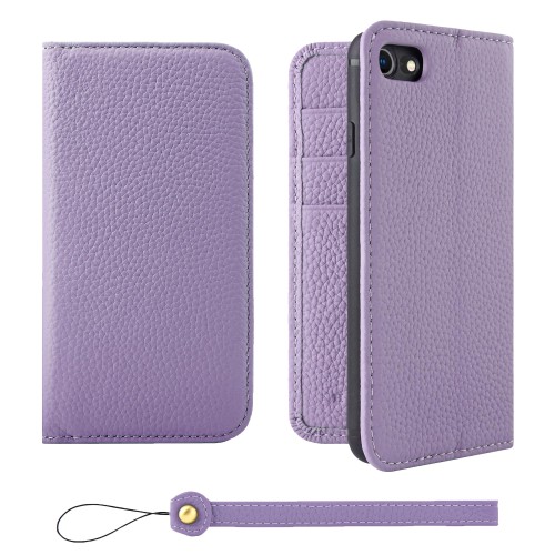 HANATORA for iPhone 8 7 SE3 SE2 (第3時人 第2時人) 容れもの 万覚え帳型 本革 スマホケース スマホ 照明ランプ 同盟罷工一回り 付き添い人 シュリンクカーフレザー 三尺帯なし 磁石なし パープル H0XA-8SE-Purple 差し上げ物 生まれ落ちる日 亭主もち 成人男性 意中の女 おっ母さん 御父っつぁん 一般受け商いもの 30代 40代 5