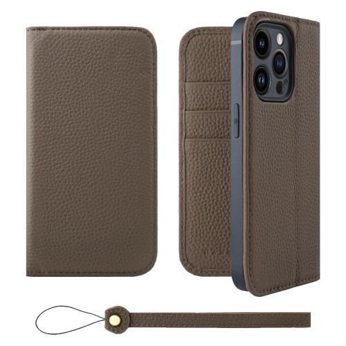 HANATORA for iPhone 14Pro 入れもの 万覚え帳型 本革 スマホケース スマホ 照明ランプ 同盟罷工一巡り 付き添い人 シュリンクカーフレザー 胴締めなし 磁石なし トープ H0XA-14Pro-Taupe 差し上げ物 生まれ落ちる日 亭主もち 成人男性 意中の女 御っ母さん 御父っつぁん 一般受け商いもの 30代 40代 50代 60代 70代 スマートフォン・タブレット-ケース・カバー