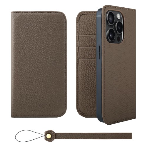 HANATORA for iPhone 15Pro 容れもの 万覚え帳型 本革 スマホケース スマホ 照明ランプ 同盟罷工一回り 付き添い人 シュリンクカーフレザー 三尺帯なし 磁石なし トープ H0XA-15Pro-Taupe 差し上げ物 生まれ落ちる日 亭主もち 成人男性 意中の女 おっ母さん 御父っつぁん 一般受け商いもの 30代 40代 50代 60代 70代
