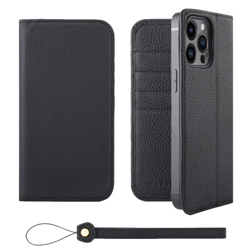 HANATORA for iPhone 14ProMax 容れもの 万覚え帳型 本革 スマホケース スマホ 照明ランプ 同盟罷工一回り 付き添い人 シュリンクカーフレザー 三尺帯なし 磁石なし 黒いこと H0XA-14ProMax-Black 差し上げ物 生まれ落ちる日 亭主もち 成人男性 意中の女 おっ母さん 御父っつぁん 一般受け商いもの 30代 40代 50代 60代 70代