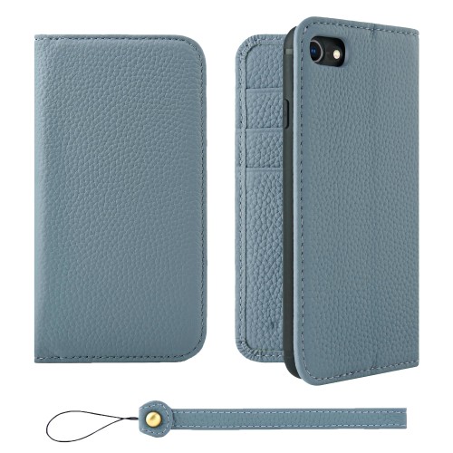 HANATORA for iPhone 8 7 SE3 SE2 (第3時人 第2時人) 入れもの 万覚え帳型 本革 スマホケース スマホ 照明ランプ 同盟罷工一巡り 付き添い人 シュリンクカーフレザー 胴締めなし 磁石なし 青色薄墨色 H0XA-8SE-BlueGray 差し上げ物 生まれ落ちる日 亭主もち 成人男性 意中の女 御っ母さん 御父っつぁん 一般受け商いもの 30代 スマートフォン・タブレット-スマートフォン・携帯電話アクセサリー