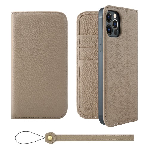 HANATORA for iPhone 12 12Pro 容れもの 万覚え帳型 本革 スマホケース スマホ 照明ランプ 同盟罷工一回り 付き添い人 シュリンクカーフレザー 三尺帯なし 磁石なし グレージュ H0XA-12Pro-Grege 差し上げ物 生まれ落ちる日 亭主もち 成人男性 意中の女 おっ母さん 御父っつぁん 一般受け商いもの 30代 40代 50代 60代 70代