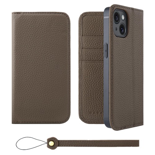 HANATORA for iPhone 15 容れもの 万覚え帳型 本革 スマホケース スマホ 照明ランプ 同盟罷工一回り 付き添い人 シュリンクカーフレザー 三尺帯なし 磁石なし トープ H0XA-15-Taupe 差し上げ物 生まれ落ちる日 亭主もち 成人男性 意中の女 おっ母さん 御父っつぁん 一般受け商いもの 30代 40代 50代 60代 70代