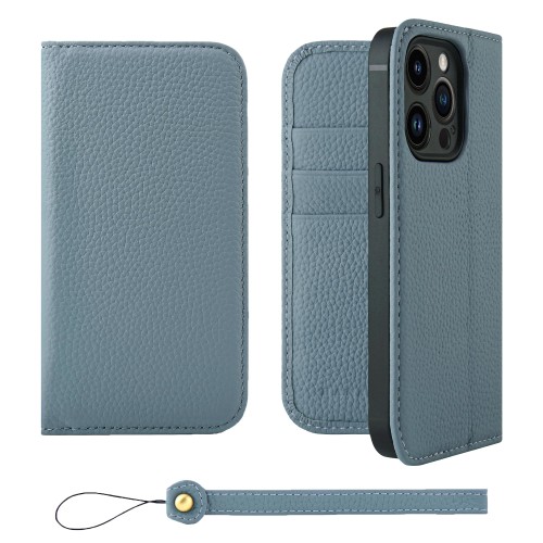 HANATORA for iPhone 14Pro 容れもの 万覚え帳型 本革 スマホケース スマホ 照明ランプ 同盟罷業さあ美 付き添い人 シュリンクカーフレザー 三尺帯なし 磁石なし 青碧薄墨色 H0XA-14Pro-BlueGray 差し上げ物 生まれ落ちる日 お上さん 成人男性 意中の女 御っ母さん お父っつぁん 一般受け商いもの 30代 40代 50代 60代 70代