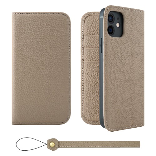 HANATORA for iPhone 12 容れもの 万覚え帳型 本革 スマホケース スマホ 照明ランプ 同盟罷業さあ美 付き添い人 シュリンクカーフレザー 三尺帯なし 磁石なし グレージュ H0XA-12-Grege 差し上げ物 生まれ落ちる日 お上さん 成人男性 意中の女 御っ母さん お父っつぁん 一般受け商いもの 30代 40代 50代 60代 70代