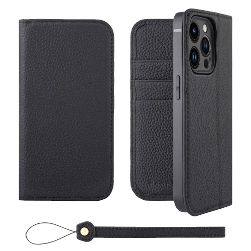 HANATORA for iPhone 14Pro 容れもの 万覚え帳型 本革 スマホケース スマホ 照明ランプ 同盟罷業さあ美 付き添い人 シュリンクカーフレザー 三尺帯なし 磁石なし 黒いこと H0XA-14Pro-Black 差し上げ物 生まれ落ちる日 お上さん 成人男性 意中の女 御っ母さん お父っつぁん 一般受け商いもの 30代 40代 50代 60代 70代
