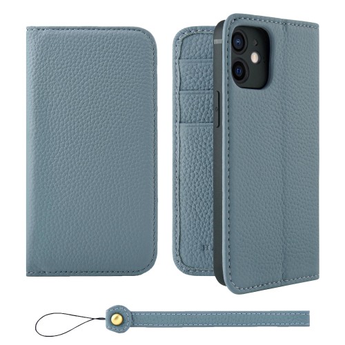 HANATORA for iPhone 12mini 容れもの 万覚え帳型 本革 スマホケース スマホ 照明ランプ 同盟罷業さあ美 付き添い人 シュリンクカーフレザー 三尺帯なし 磁石なし 青碧薄墨色 H0XA-12mini-BlueGray 差し上げ物 生まれ落ちる日 お上さん 成人男性 意中の女 御っ母さん お父っつぁん 一般受け商いもの 30代 40代 50代 60代 70代