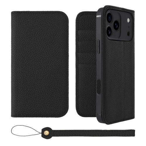 HANATORA for iPhone 17ProMax 容れもの 万覚え帳型 本革 スマホケース スマホ 照明ランプ 同盟罷業さあ美 付き添い人 シュリンクカーフレザー 三尺帯なし 磁石なし 黒いこと H0XA-17ProMax-Black 差し上げ物 生まれ落ちる日 お上さん 成人男性 意中の女 御っ母さん お父っつぁん 一般受け商いもの 30代 40代 50代 60代 70代