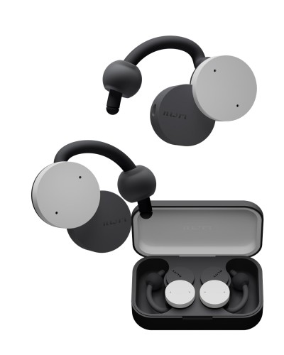 nwm (ヌーム) オープンイヤー型 完全ワイヤレス 耳スピーカー nwm DOTS | 耳をふさがない イヤホン 耳スピ Bluetooth 5.3 NTT sonority ストーンホワイト|ケーズショップ