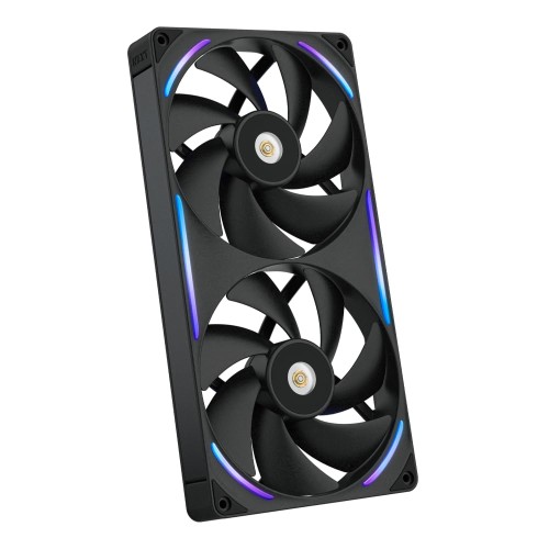 NZXT F280X RGB Black PCケースファン 280mm シングルフレームファン RF-U28PN-B1 FN2654