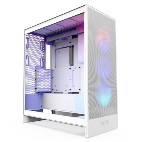 NZXT H7 Flow RGB v2 White 360粍 RGBシングルフレームファン積み上げる 真っただ中円柱ATX入れもの コマーシャル-H72FW-R1 CS9015